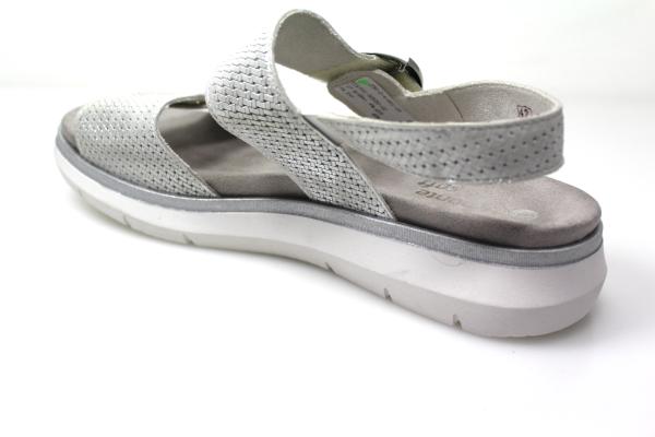 silber Flitzer mit Klettverschluss